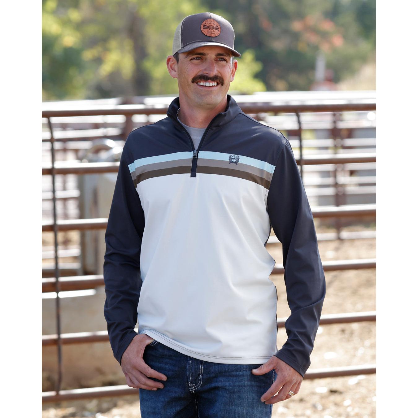 Cinch Men's Essential Quarter-Zip Pullover - Multi