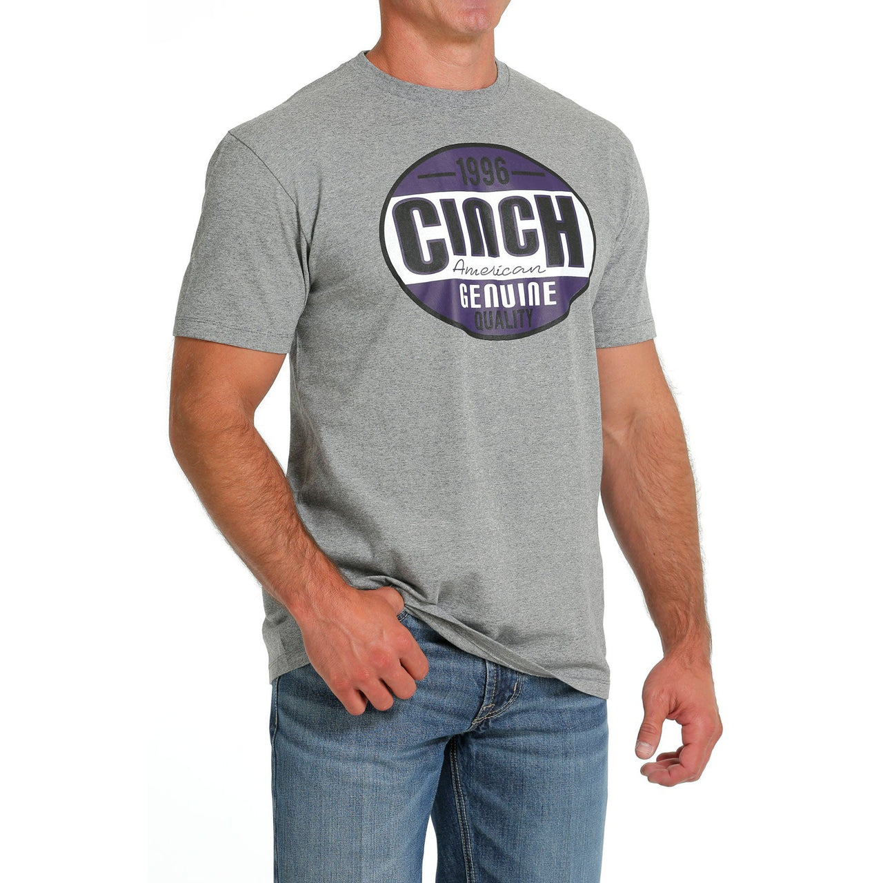 Cinch Men's SS Tee - Grey