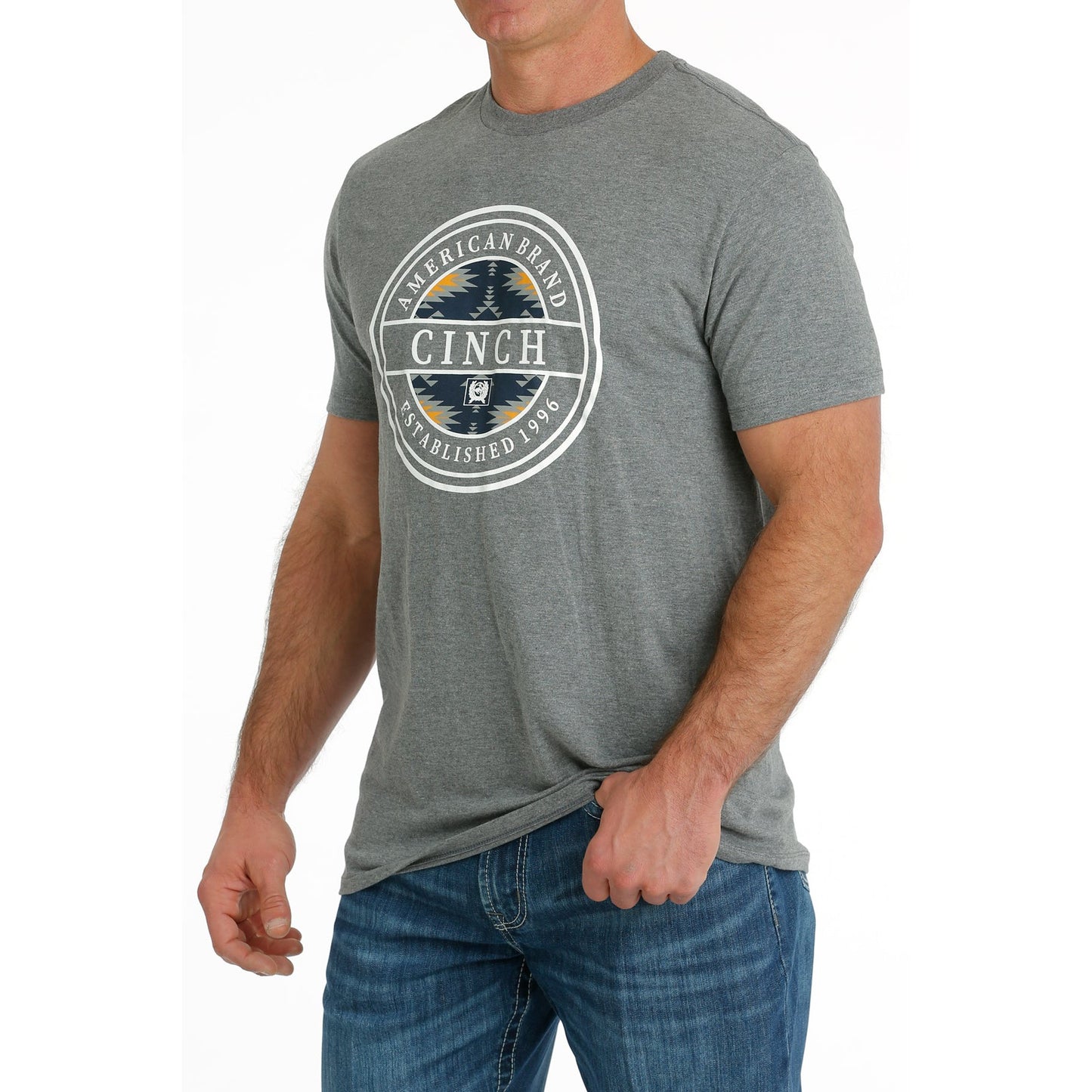 Cinch Men's Short Sleeve Tee - Grey