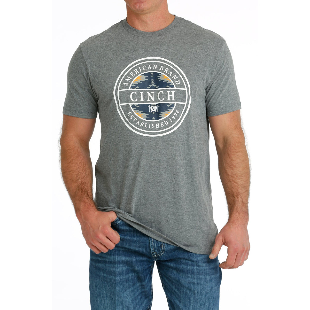 Cinch Men's Short Sleeve Tee - Grey