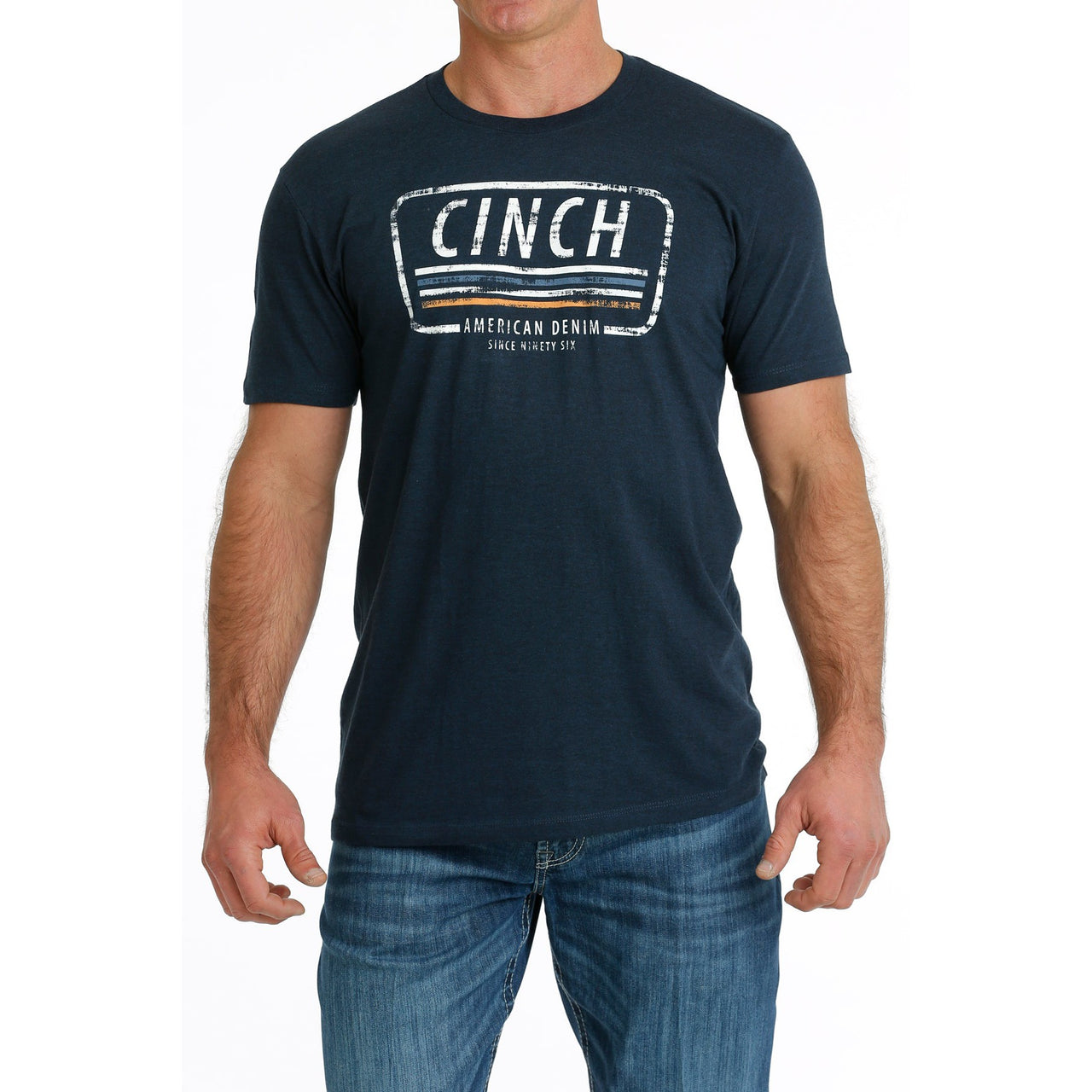 Cinch Men's Short Sleeve Tee - Navy