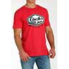 Cinch Men's Short Sleeve Tee Shirt - Red