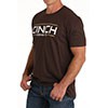 Cinch Men's Short Sleeve Tee Shirt- Brown