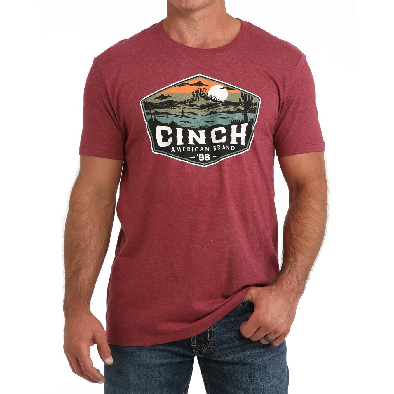 Cinch Men's Short Sleeve Jersey Tee