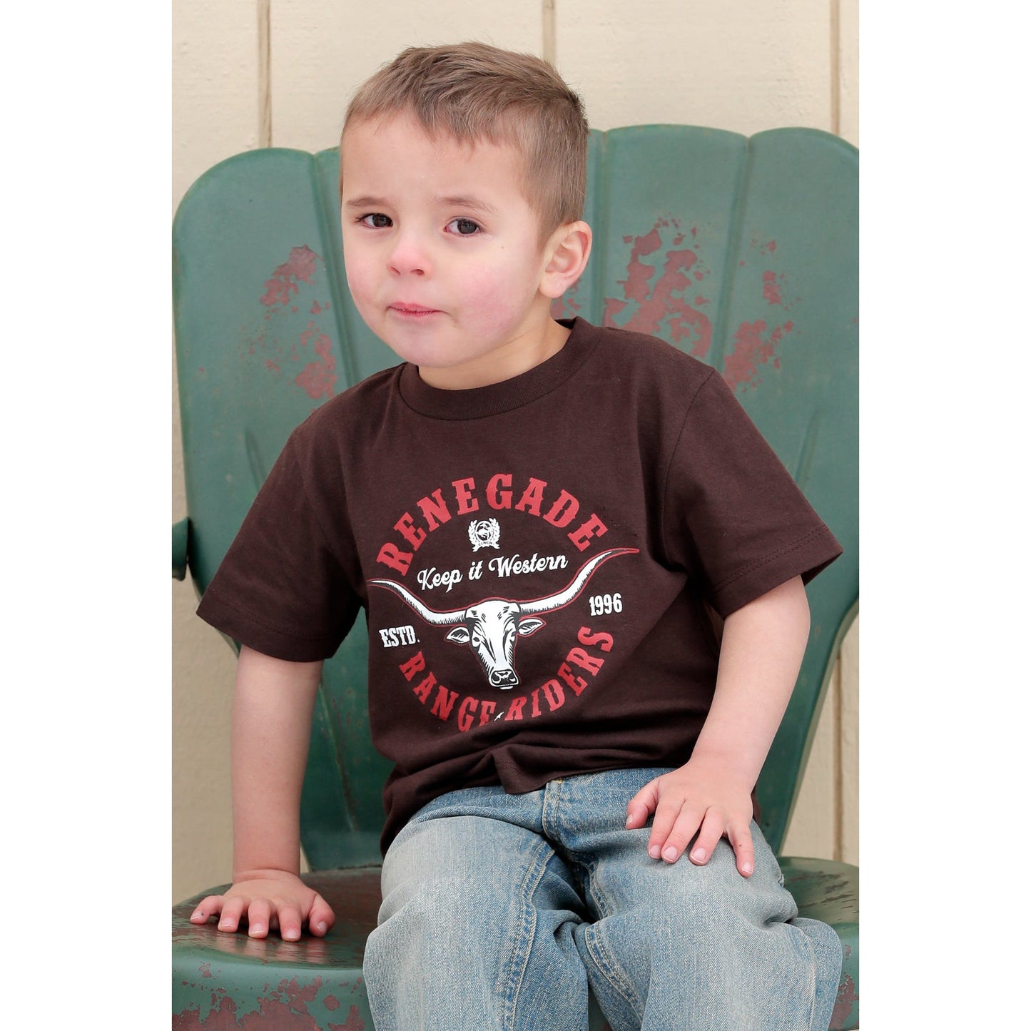 Cinch Boy's SS Tee - Brown