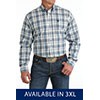 Cinch Men's Long Sleeve Western Plaid Shirt- Multi