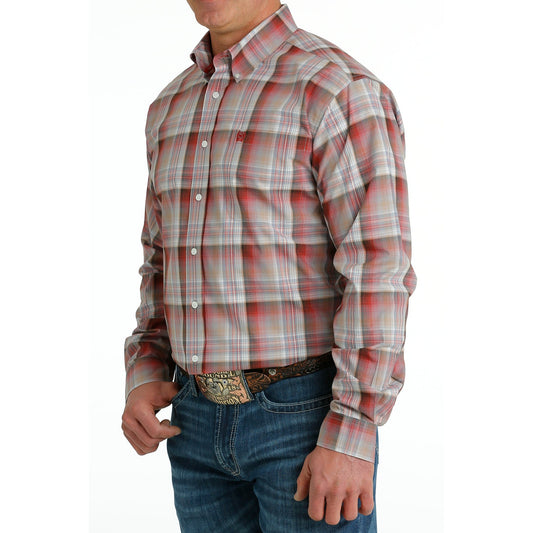 Cinch Men's LS Plaid Shirt  - Multi