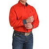 Cinch Men's Long Sleeve Geometric Button Down Western Shirt- Red