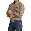 Cinch Men's Long Sleeve Geometric Button Down Western Shirt-Brown