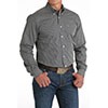 Cinch Classic Fit Long Sleeve Men's Modern  Print Shirt - Black