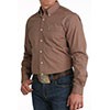 Cinch Men's Long Sleeve Plaid Button Down Western Shirt- Navy