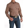 Cinch Men's Long Sleeve Plaid Button Down Western Shirt- Navy