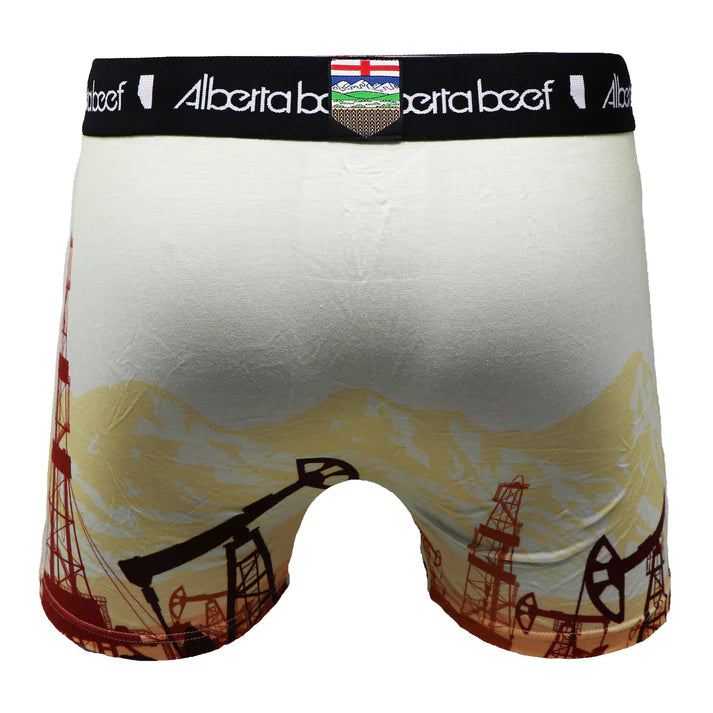 Berta Beef Men's Underwear Oilfield - White