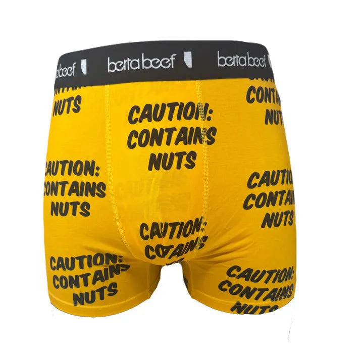 Berta Beef Men's Underwear Contains Nuts - Yellow