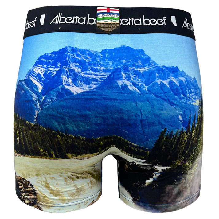 Berta Beef Men's Underwear Athabasca Falls - Blue - Irvine Tack & Western Wear