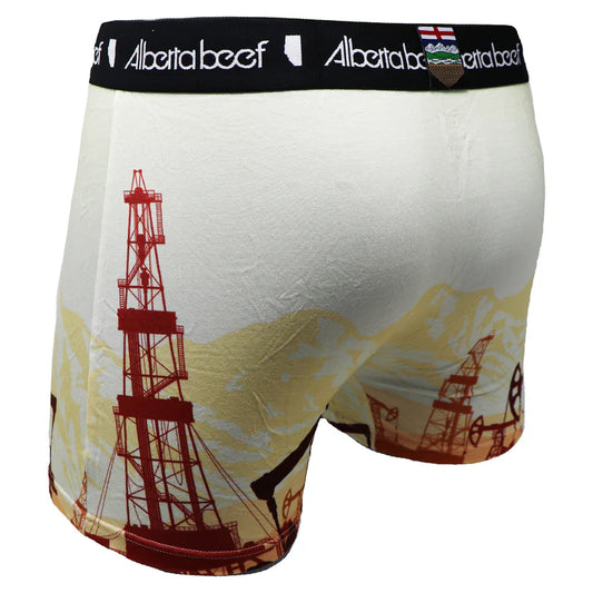 Berta Beef Men's Underwear Oilfield - White