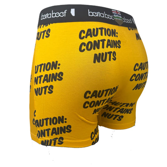 Berta Beef Men's Underwear Contains Nuts - Yellow