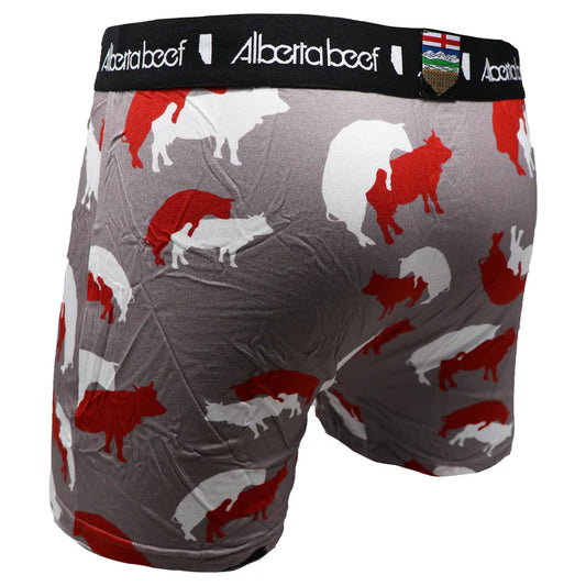 Berta Beef Men's Underwear Cowmo Sutra - Grey - Irvine Tack & Western Wear