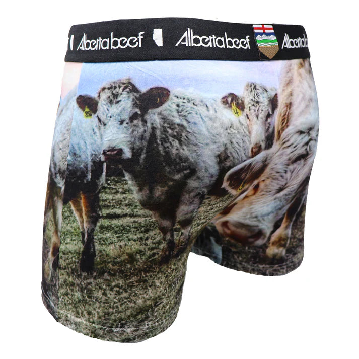 Berta Beef Men's Underwear Posse - White/Grey/Brown
