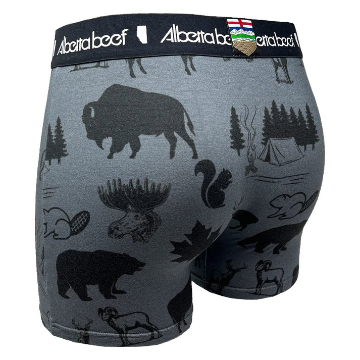 Berta Beef Men's Underwear Wallpaper - Grey - Irvine Tack & Western Wear