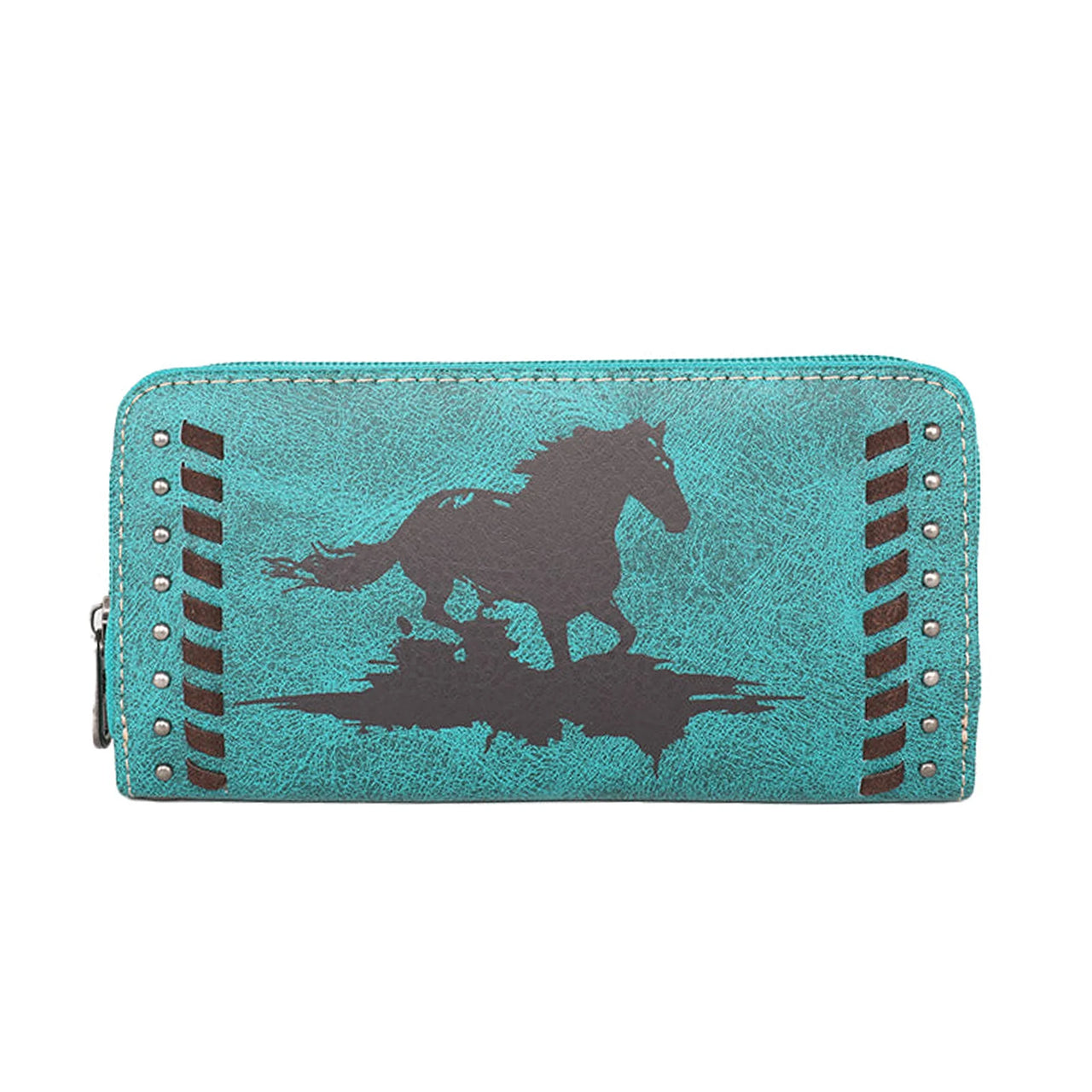 Montana West Horse Collection Wallet - Turquoise