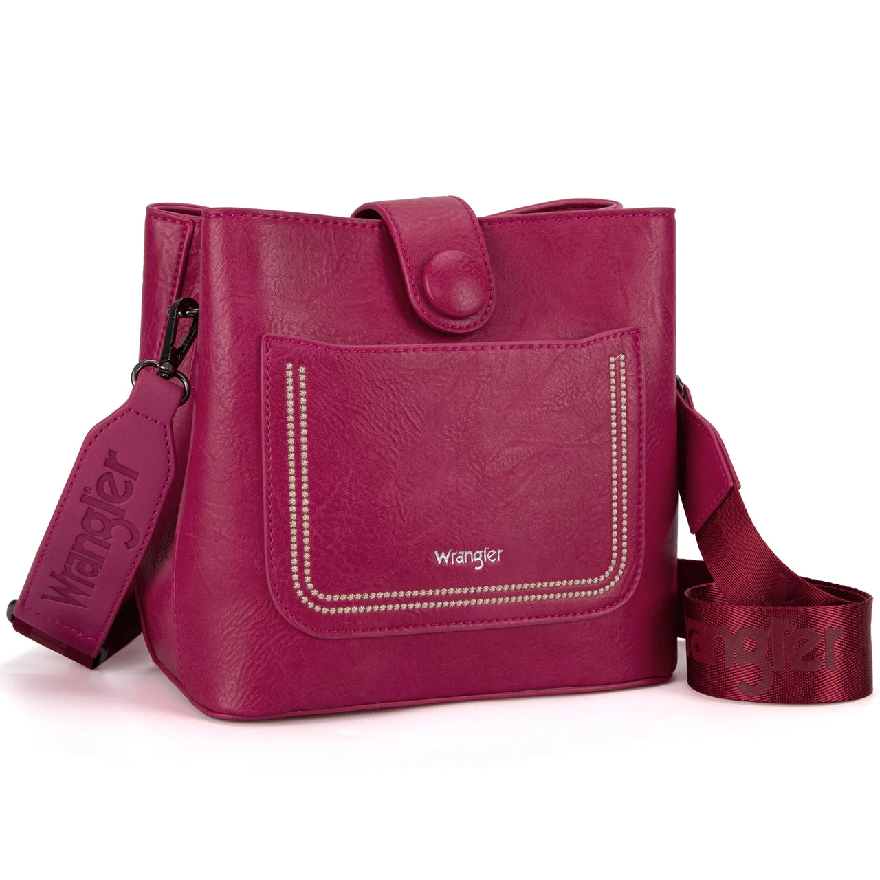 Wrangler Women's Hobo Crossbody/Shoulder Bag - Hot Pink