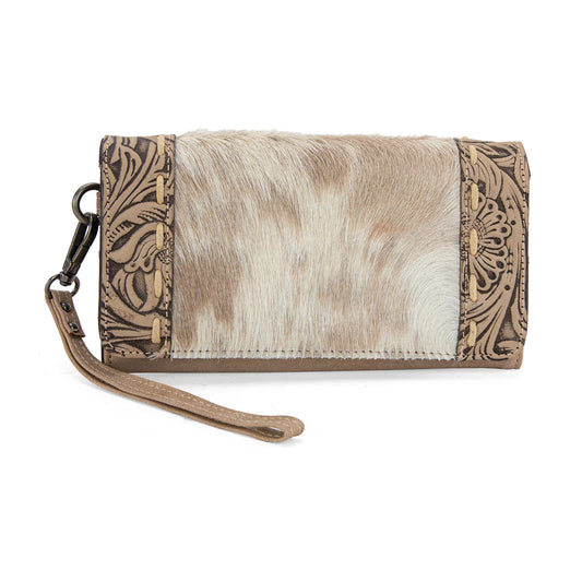Trinity Ranch Hair On Cowhide Tool Wallet-Multiple Colours