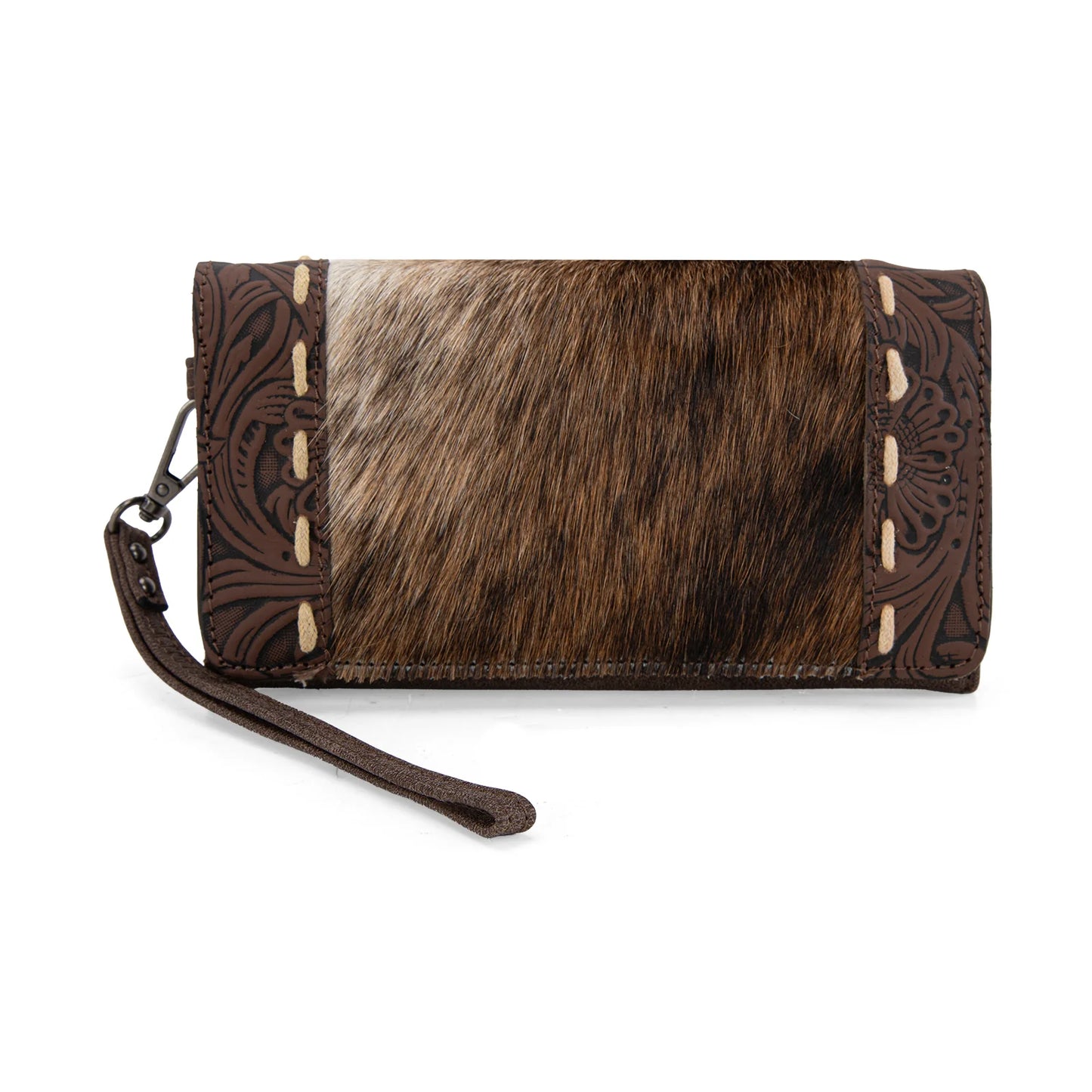 Trinity Ranch Hair On Cowhide Tool Wallet-Multiple Colours