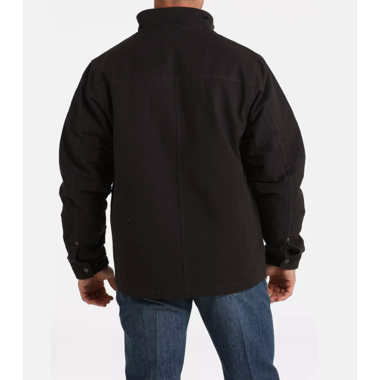 Cinch Men's Long Sleeve Canvas Jacket- Brown