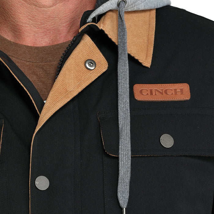 Cinch Men's Long Sleeve Barn Coat - Black