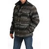 Cinch Men's Long Sleeve Frontier Serape Coat- Grey