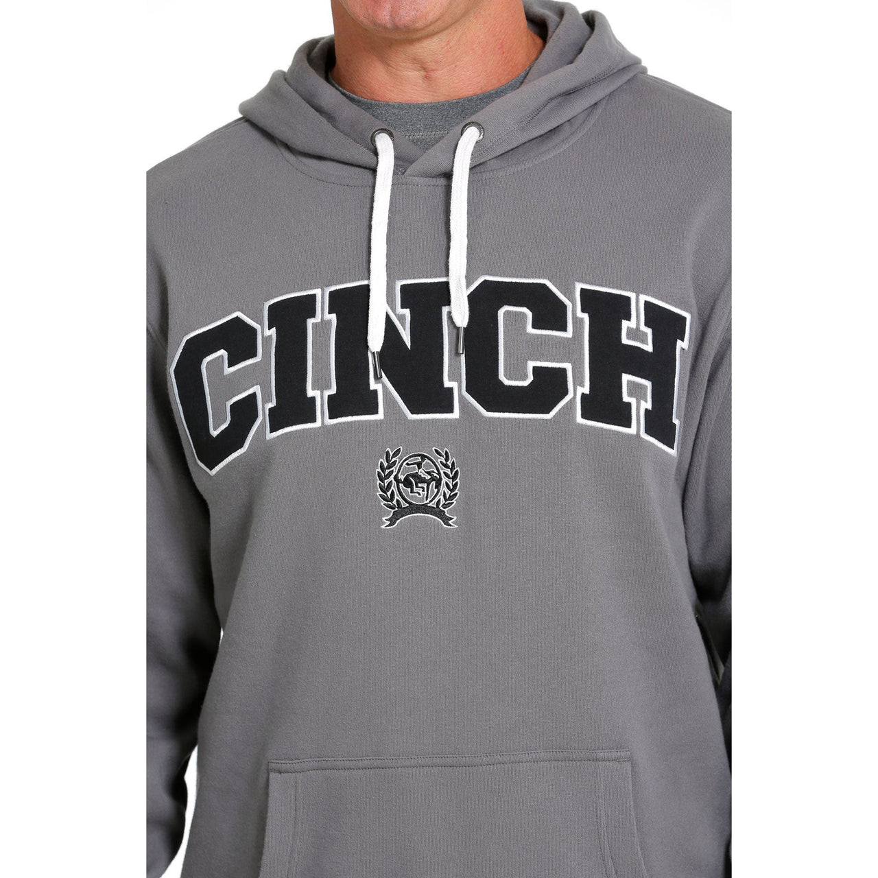 Cinch Men's Pullover Hoodie - Grey