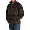 Cinch Men's Long Sleeve Polar Fleece Pullover- Brown