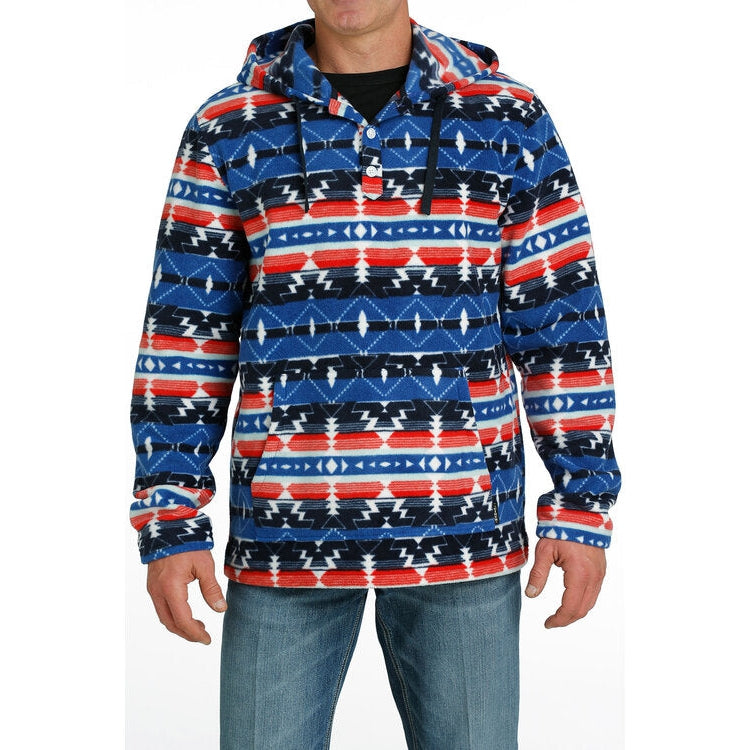 Cinch Men's Snap Pullover Hoodie - Multi