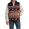 Cinch Men's Reversible Vest-Khaki/Multi