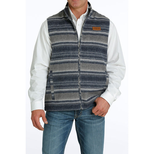 Cinch Men's Wooly Vest Navy
