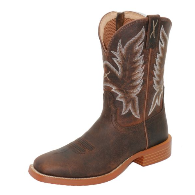 Twisted X Men's 11" Tech Western Boots - Brown/Adobe