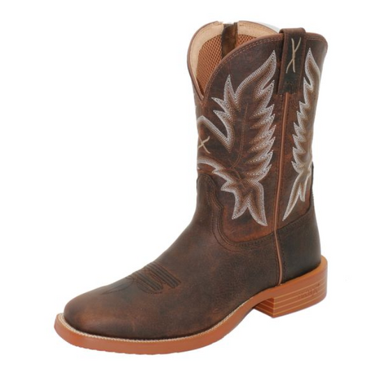 Twisted X Men's Tech Western Boots - Brown/Adobe