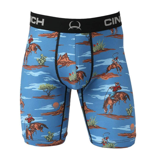 Cinch Men's 9" Buckaroo Boxer Brief- Multi