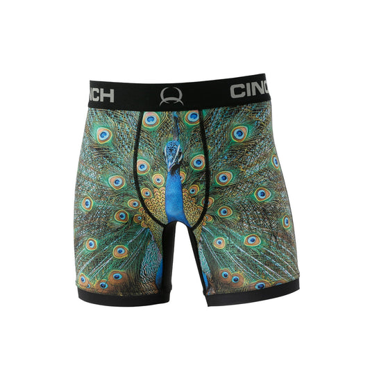 Cinch Men's 6" Peacock Boxer Brief