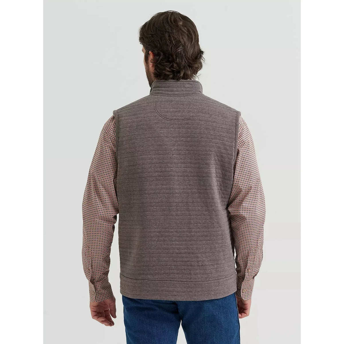 Wrangler Men's George Strait Zip Front Solid Knit Vest - Camel