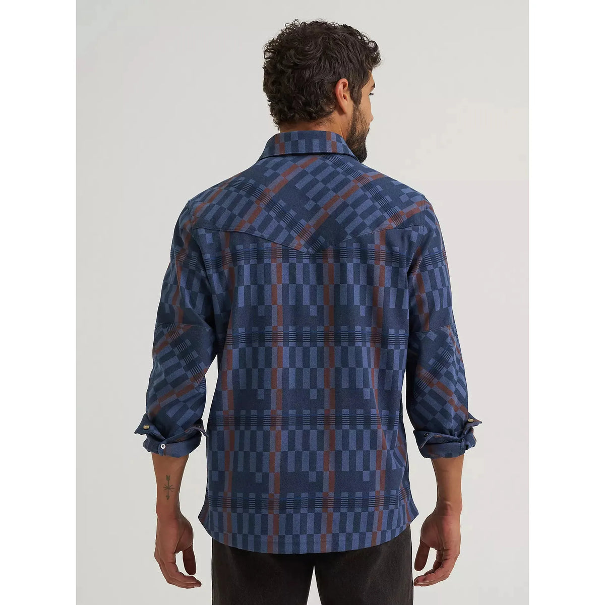 Wrangler Men's All Terrain Gear Flannel Shirt Jacket - Indigo