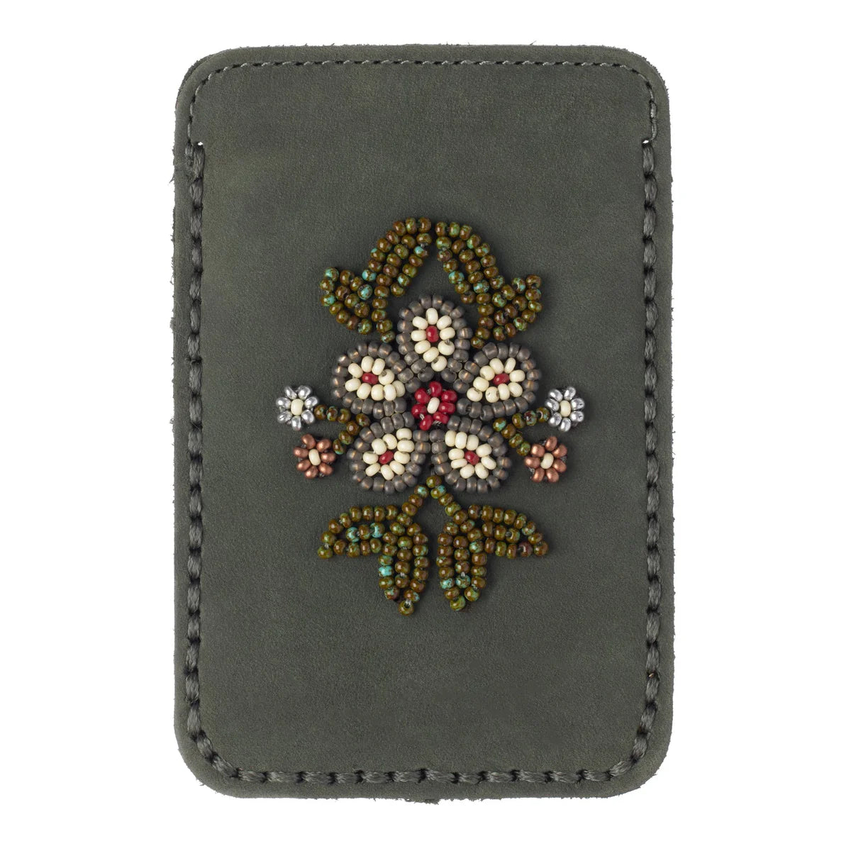 Manitobah Floret Beaded Card Holder- Multiple Colours