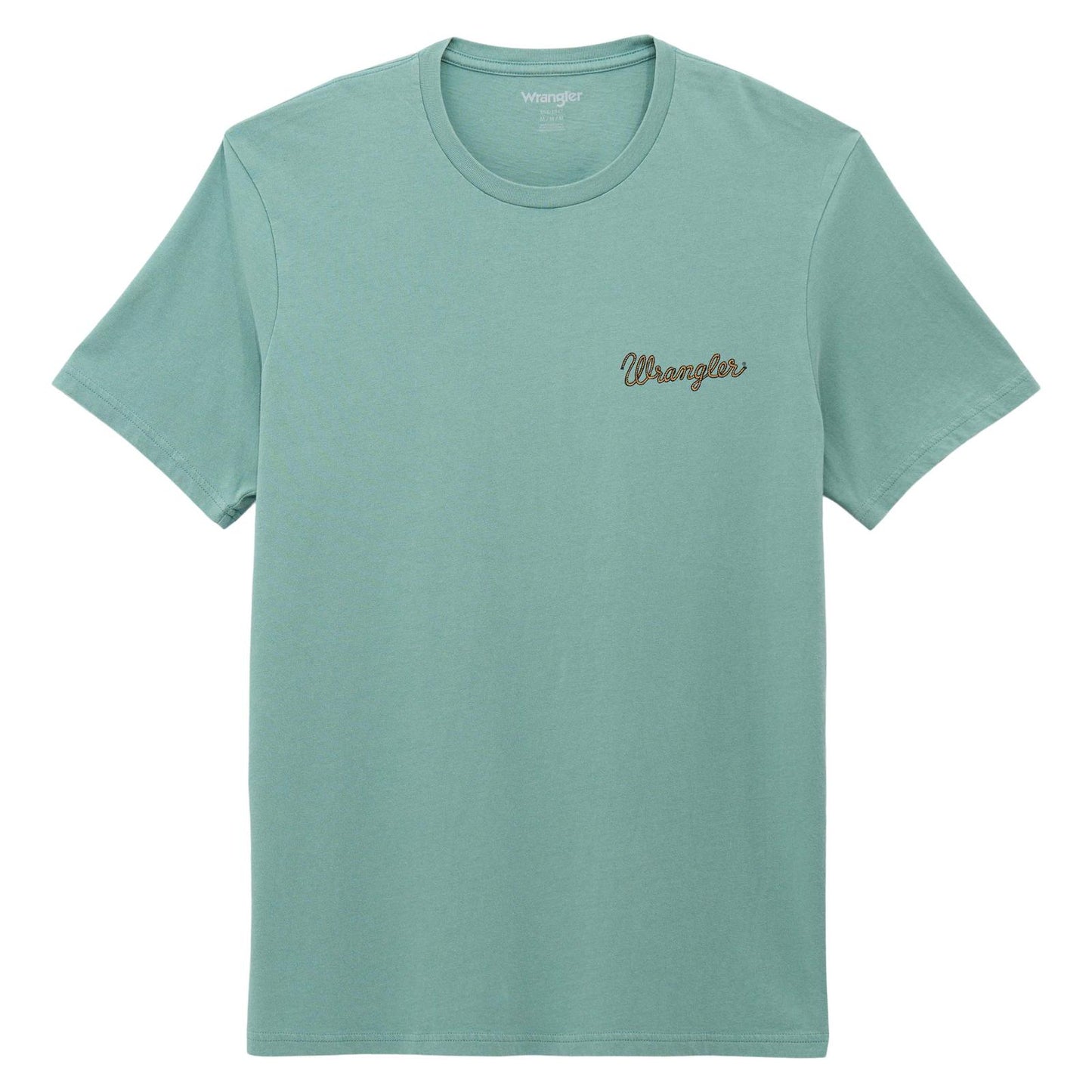 Wrangler Men's Graphic Short Sleeve Tee Shirt - Oil Blue