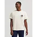 Wrangler Men's Roper Action SS Graphic Tee Shirt - Antique White