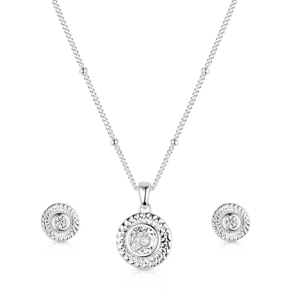 Montana Silversmiths Women's Mountain Rain Jewelry Set