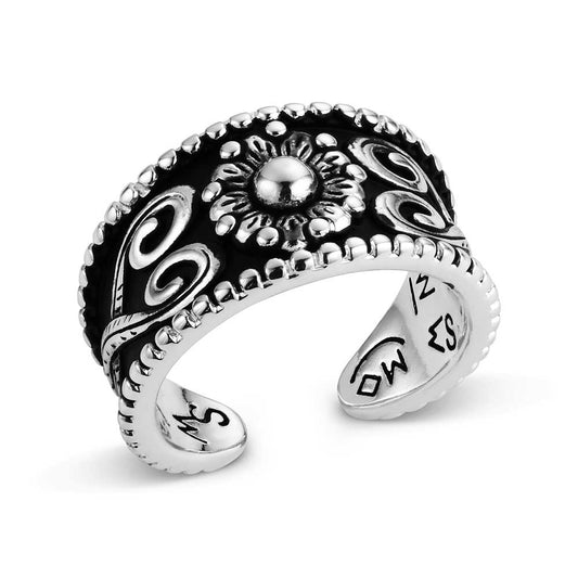 Montana Silversmith Women's Blooming Scroll Ring