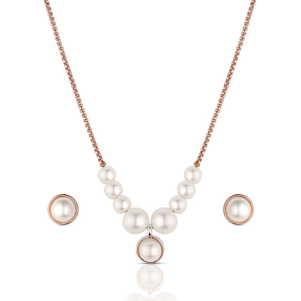 Montana Silversmiths Women's Pearl of the Plains Jewelry Set