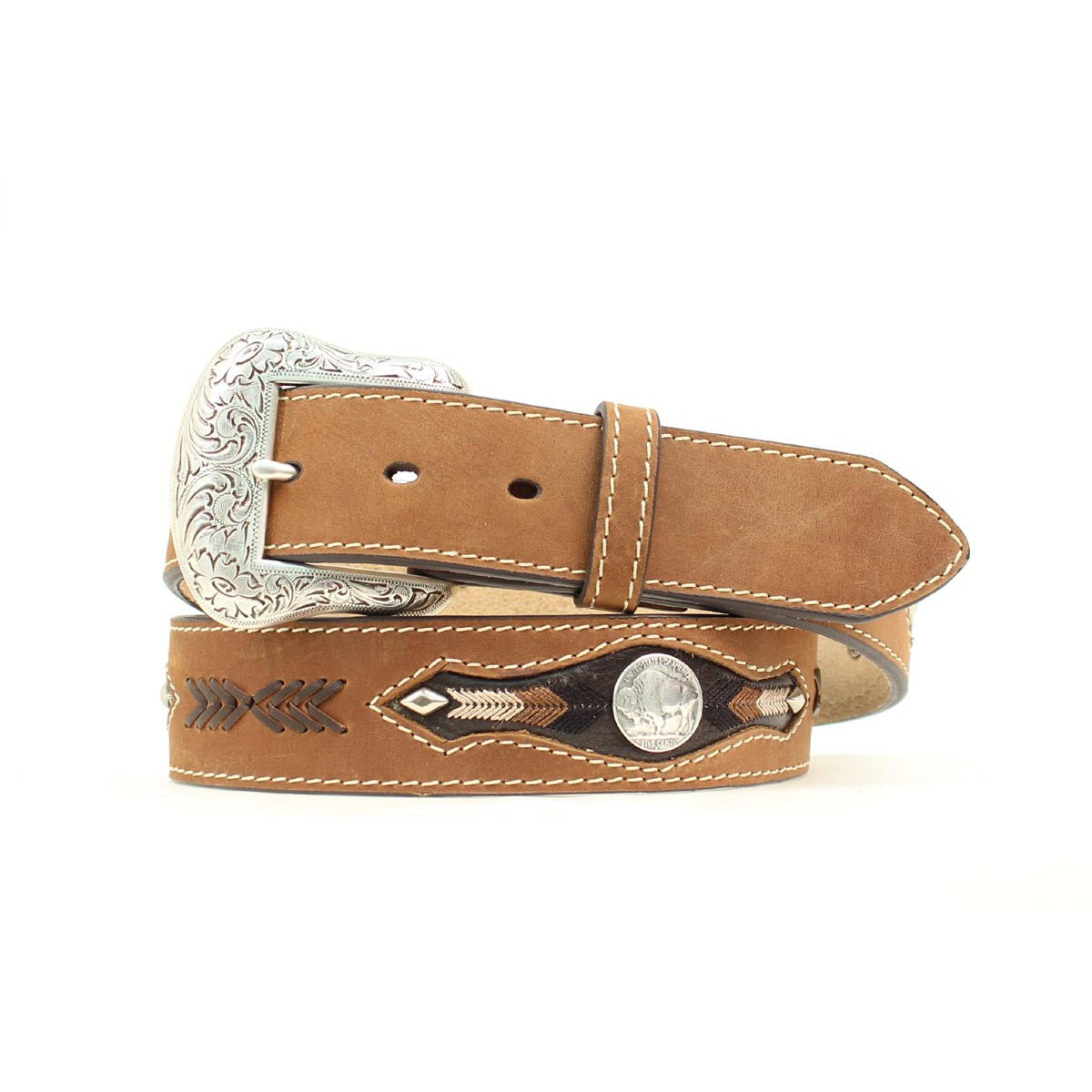 Nocona Men's Buffalo Nickle Belt