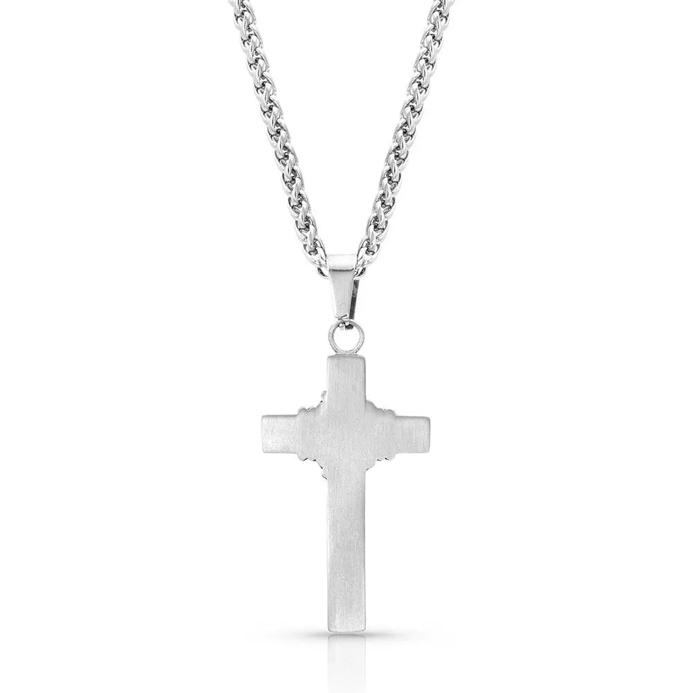 Montana Silversmiths Rope Wrapped Cross Necklace
